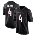 H.Texans #4 Woody Marks Player Carbon Black Fashion Home Game Kdoa Stitched Jerseys