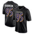 B.Ravens #95 Tavius Robinson Player Black Carbon Fashion Home Game Kdoa Stitched Jerseys