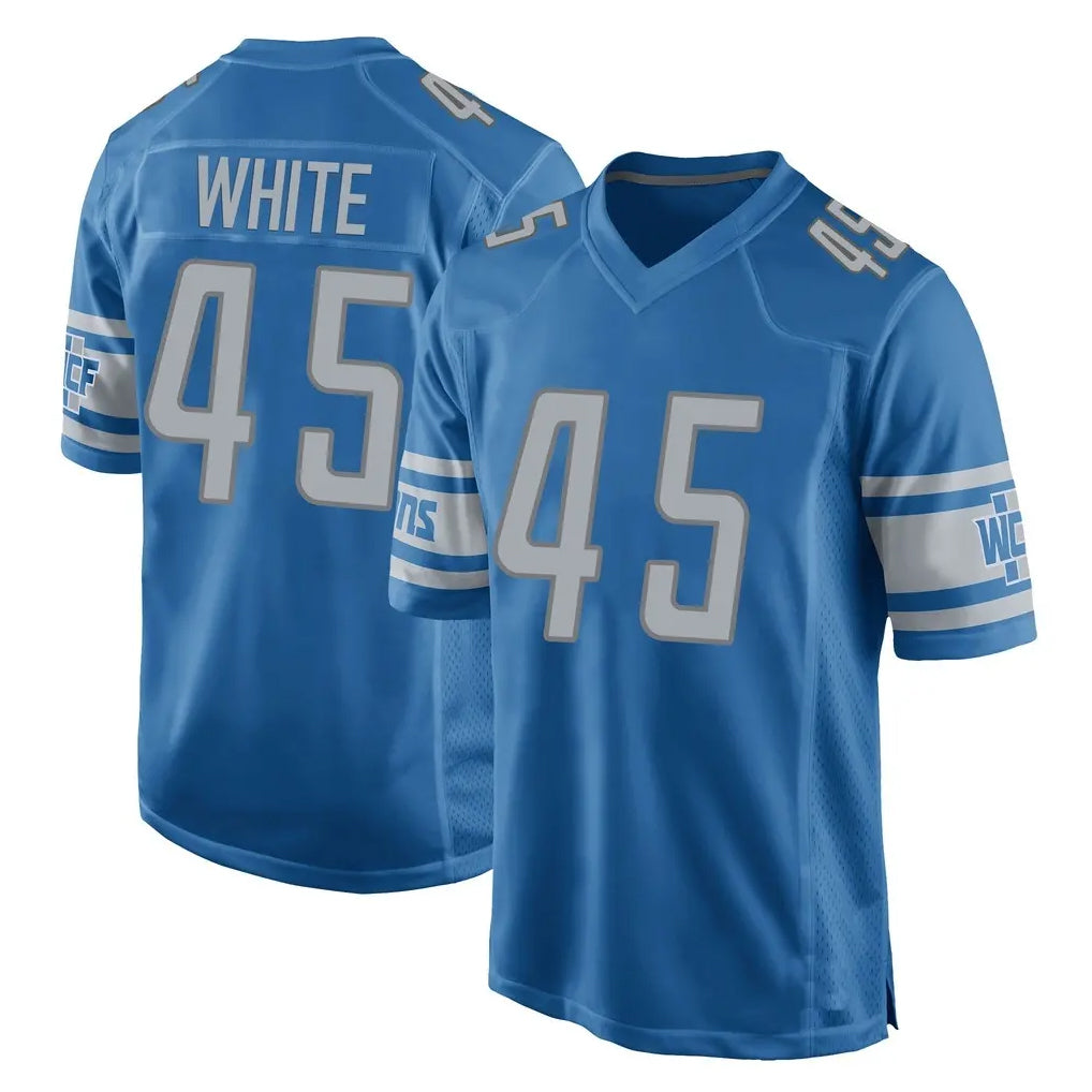 D.Lions #45 Devin White Player Blue Home Game Kdoa Stitched Jerseys