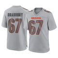 C.Bears #67 Garrett Bradbury Player Gray Atmosphere Fashion Game Kdoa Stitched Jerseys