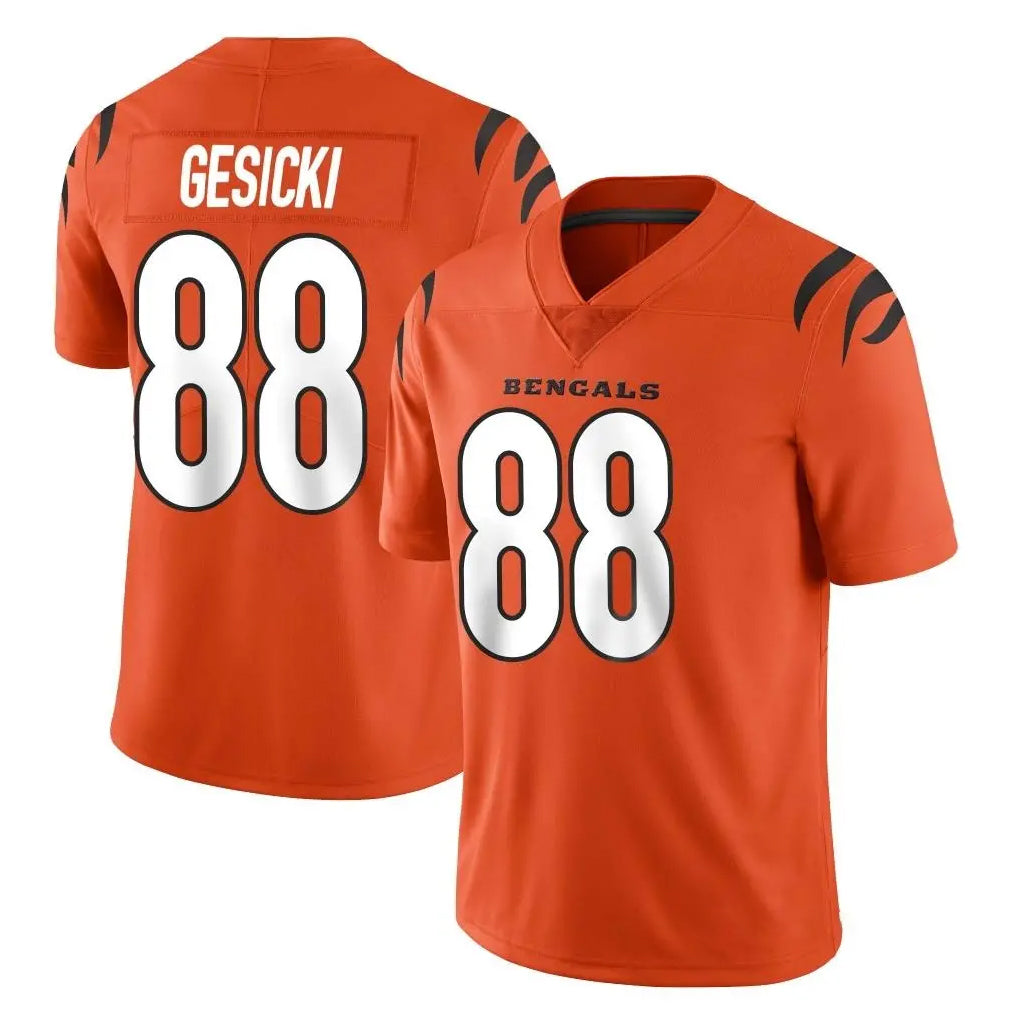 C.Bengals #88 Mike Gesicki Player Orange Vapor Untouchable Limited Home Game Kdoa Stitched Jerseys