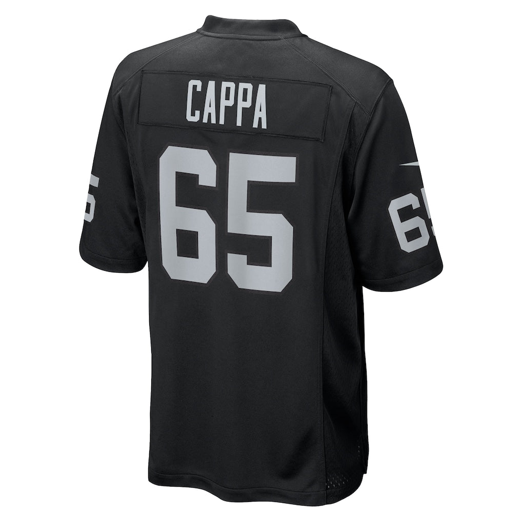 Kdoa LV.Raiders #65 Alex Cappa Black Team Game Jersey