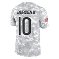 C.Bears #10 Luther Burden III Player Arctic Camo Salute to Service Limited Kdoa Stitched Jerseys