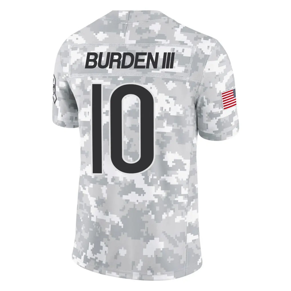 C.Bears #10 Luther Burden III Player Arctic Camo Salute to Service Limited Kdoa Stitched Jerseys