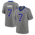 B.Bills #7 Ray Davis Player Gray Nickel City Home Game Kdoa Stitched Jerseys