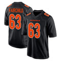 C.Bengals #63 Dylan Fairchild Player Black Fashion Game Kdoa Stitched Jerseys