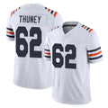 C.Bears #62 Joe Thuney Player White Classic Vapor Limited Home Game Kdoa Stitched Jerseys