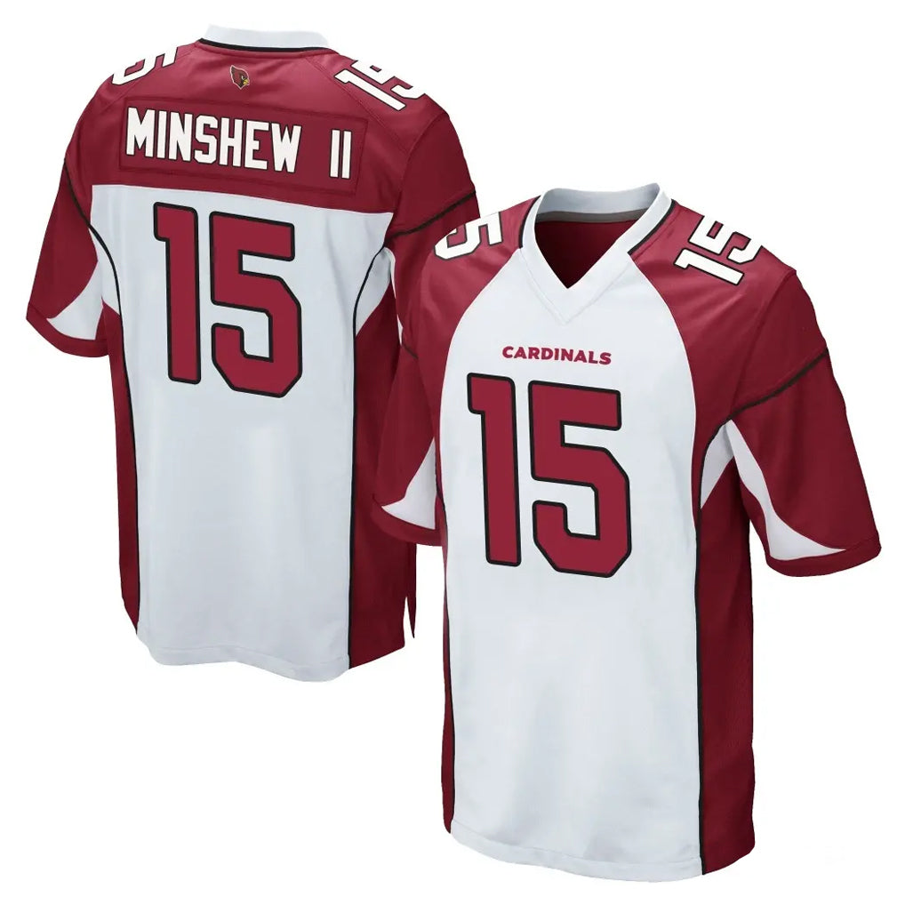 A.Cardinals #15 Gardner Minshew II Player White Cardinal Home Game Kdoa Stitched Jerseys