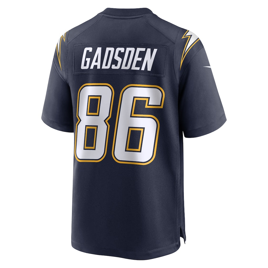 Kdoa LA.Chargers #86 Oronde Gadsden Navy Alternate 2 Super Chargers Game Jersey