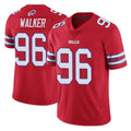 B.Bills #96 Deone Walker Player Red Vapor Untouchable Limited Kdoa Stitched Jerseys