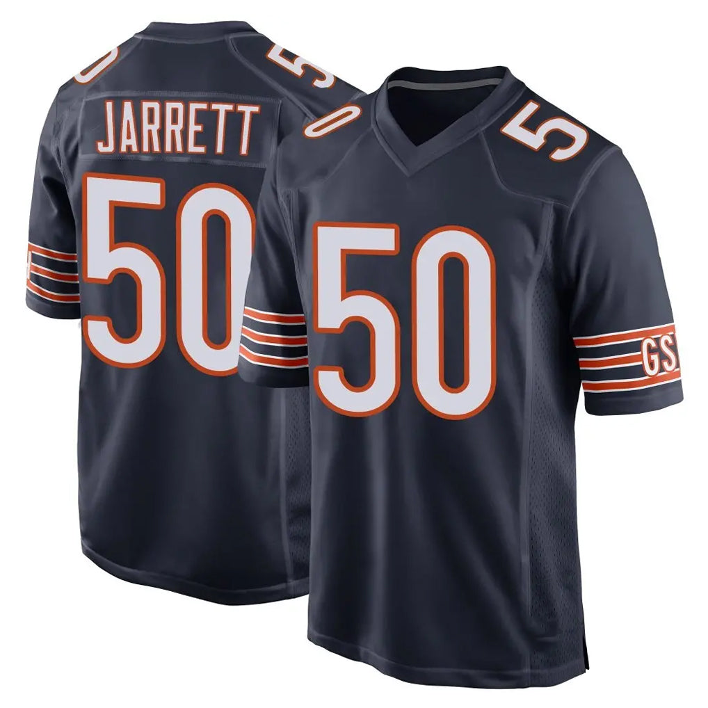 C.Bears #50 Grady Jarrett Player Navy Home Game Kdoa Stitched Jerseys