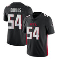 A.Falcons #54 Brandon Dorlus Player Black Vapor Untouchable Limited Home Game Kdoa Stitched Jerseys