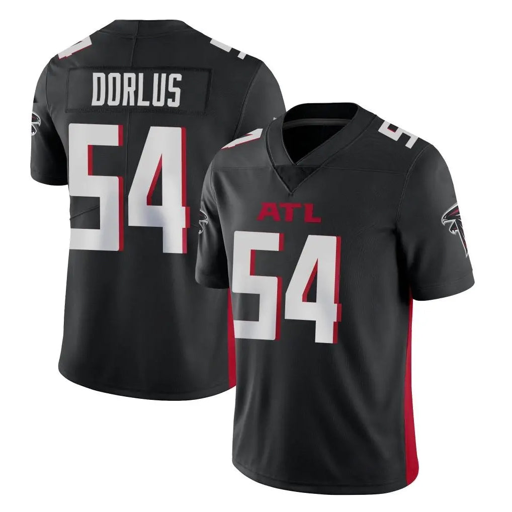 A.Falcons #54 Brandon Dorlus Player Black Vapor Untouchable Limited Home Game Kdoa Stitched Jerseys