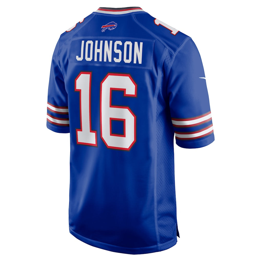 Kdoa B.Bills #16 Xavier Johnson Royal Game Jersey