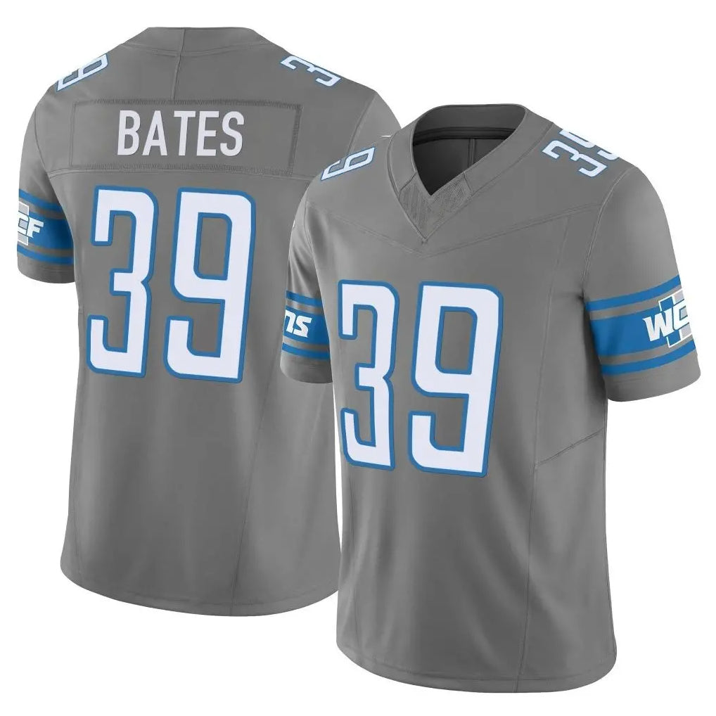 D.Lions #39 Jake Bates Player Gray Vapor F.U.S.E. Limited Home Game Kdoa Stitched Jerseys