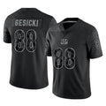 C.Bengals #88 Mike Gesicki Player Black Reflective Limited Game Kdoa Stitched Jerseys