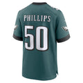 Kdoa P.Eagles #50 Jaelan Phillips Midnight Green Team Game Jersey