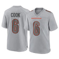 C.Bengals #6 Brian Cook Player Gray Atmosphere Fashion Game Kdoa Stitched Jerseys