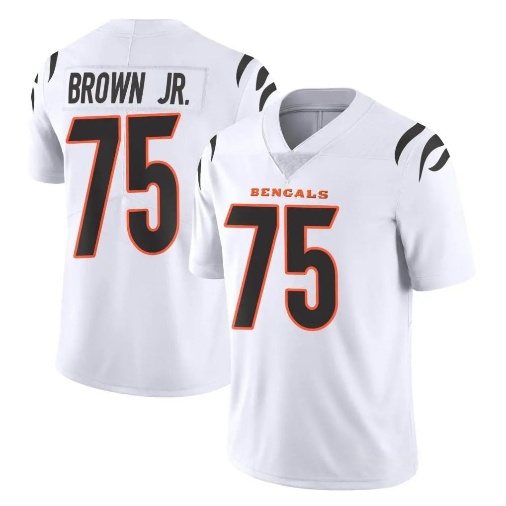 C.Bengals #75 Orlando Brown Jr. Player White Vapor Untouchable Limited Home Game Kdoa Stitched Jerseys