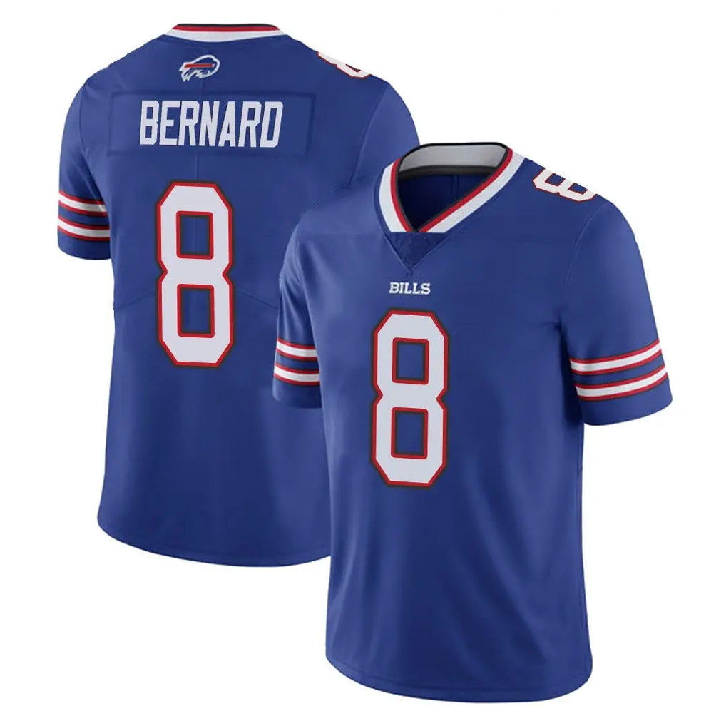 B.Bills #8 Terrel Bernard Player Royal Vapor Untouchable Limited Kdoa Stitched Jerseys