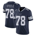 D.Cowboys #78 Terence Steele Player Navy Vapor Untouchable Limited Home Game Xdoa Stitched Jerseys