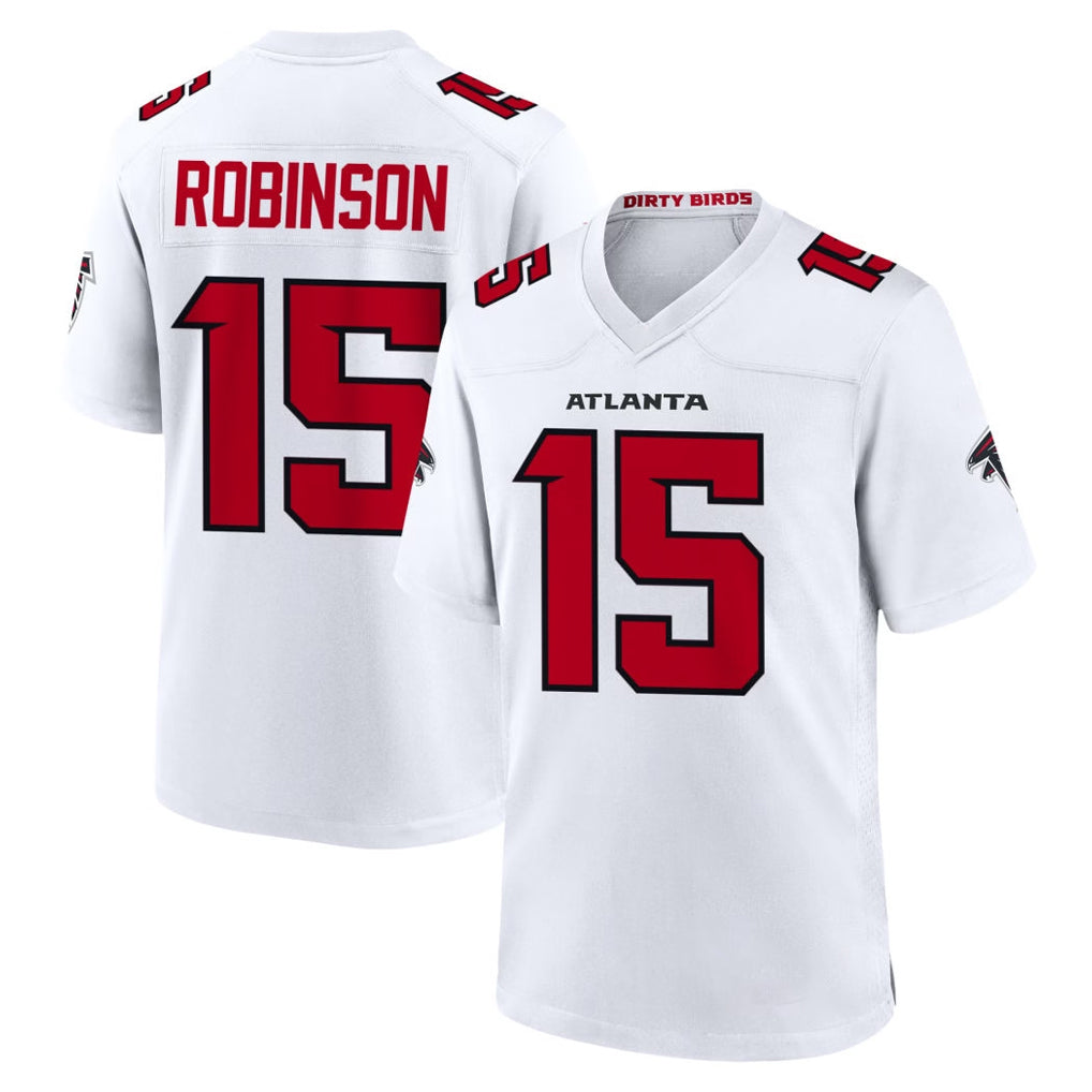 A.Falcons #15 Brian Robinson Player White Team Color Home Game Kdoa Stitched Jerseys