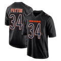 C.Bears #34 Walter Payton Player Carbon Black Fashion Game Kdoa Stitched Jerseys