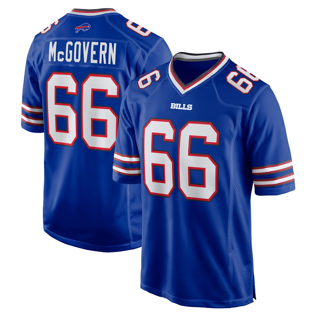 B.Bills #66 Connor McGovern Player Royal Home Game Kdoa Stitched Jerseys