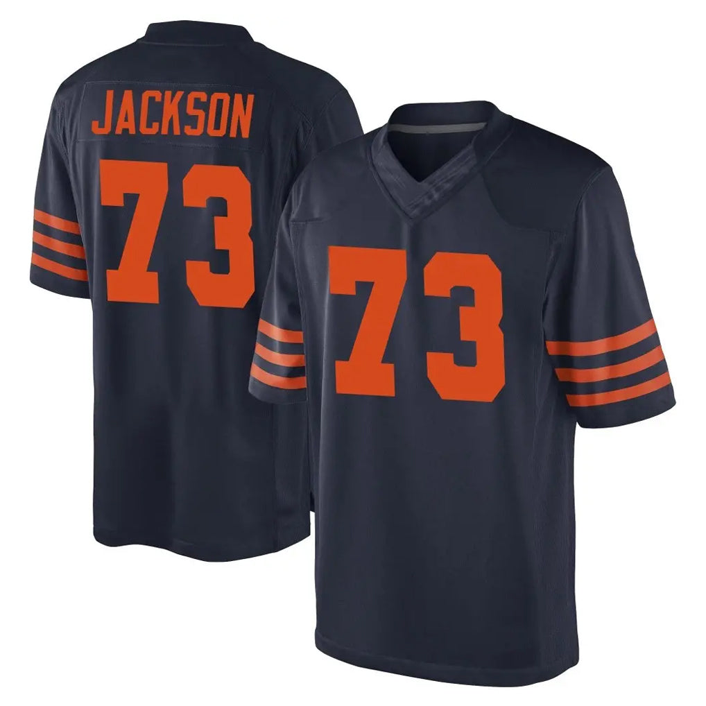 C.Bears #73 Jonah Jackson Player Navy Blue Alternate Game Kdoa Stitched Jerseys