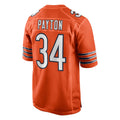 C.Bears #34 Walter Payton Player Orange Home Game Kdoa Stitched Jerseys