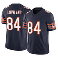C.Bears #84 Colston Loveland Player Navy Vapor F.U.S.E. Limited Home Game Kdoa Stitched Jerseys
