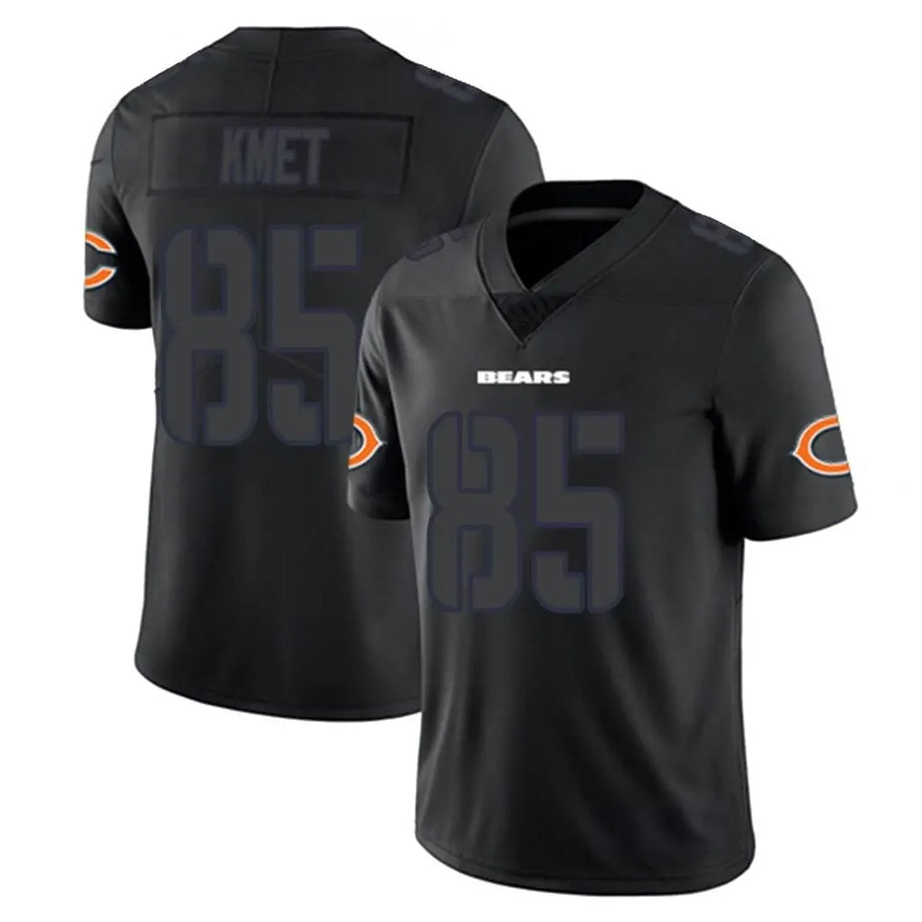 C.Bears #85 Cole Kmet Player Black Impact Limited Game Kdoa Stitched Jerseys