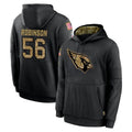 A.Cardinals #56 Darius Robinson Player Black Salute to Service Sideline Performance Pullover Hoodies Home Game Kdoa Stitched Jerseys