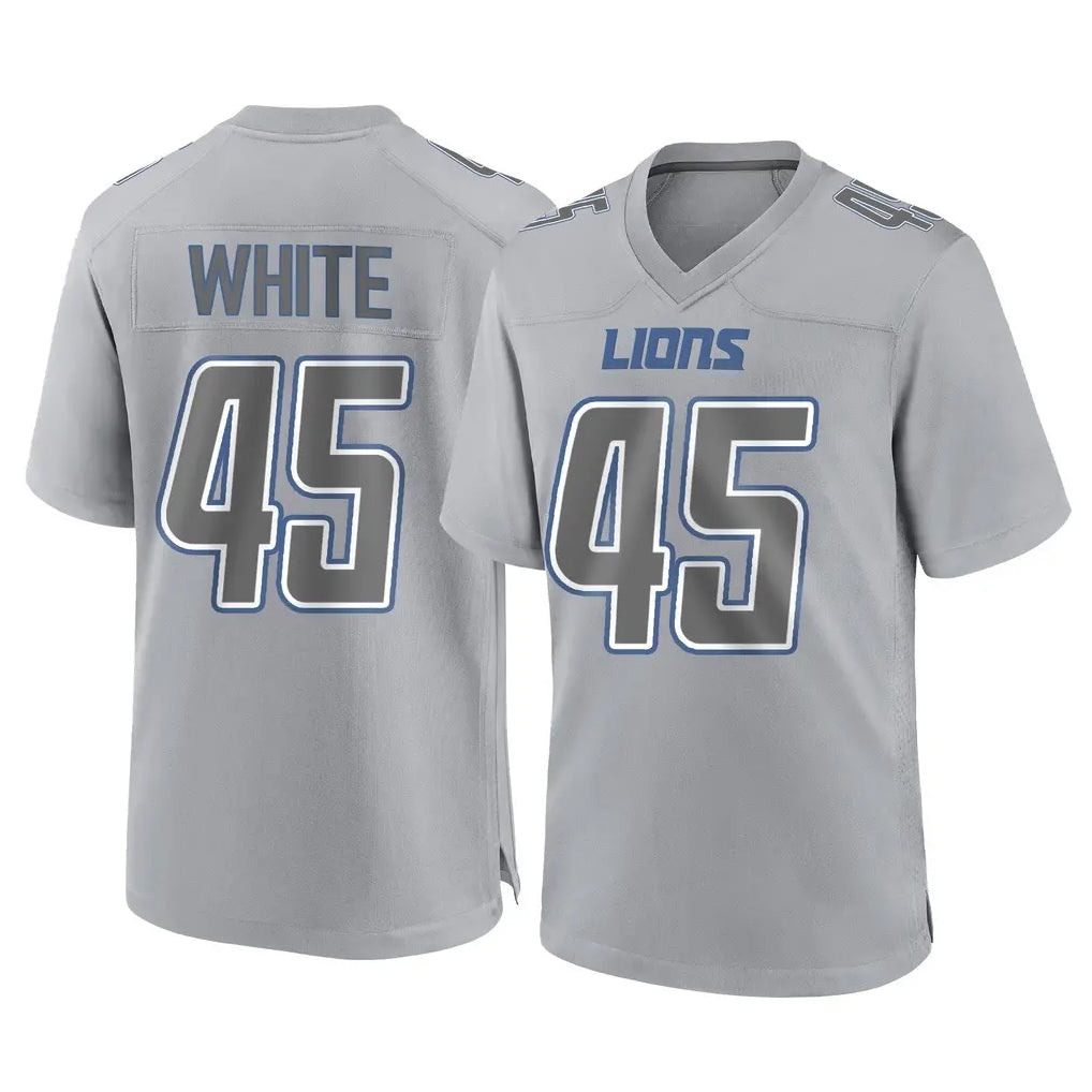 D.Lions #45 Devin White Player Gray Atmosphere Fashion Home Game Kdoa Stitched Jerseys