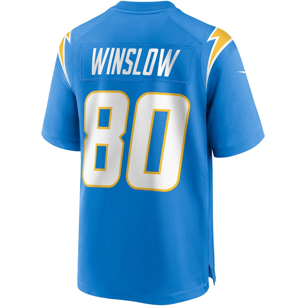 Kdoa LA.Chargers #80 Kellen Winslow Powder Blue Game Retired Player Jersey