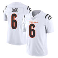 C.Bengals #6 Brian Cook Player White Vapor Untouchable Limited Home Game Kdoa Stitched Jerseys