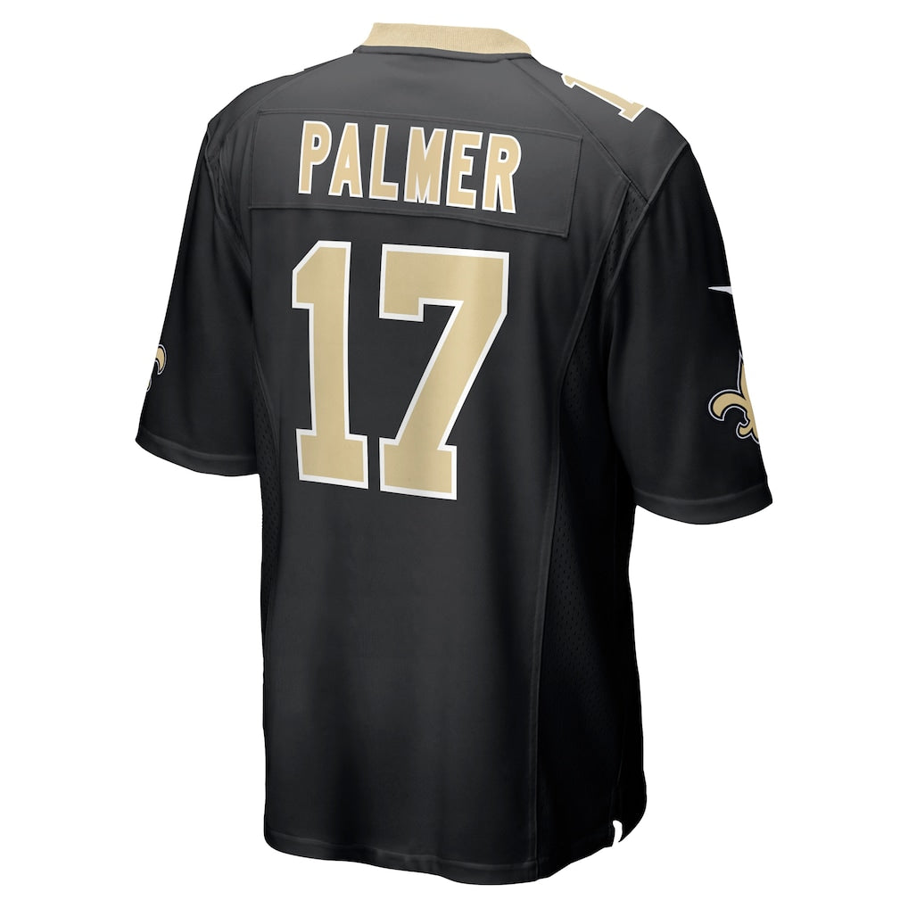 Kdoa NO.Saints #17 Trey Palmer Black Team Game Jersey