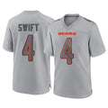C.Bears #4 D'Andre Swift Player Gray Atmosphere Fashion Game Kdoa Stitched Jerseys