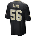 Kdoa NO.Saints #56 Demario Davis Black Game Jersey
