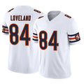 C.Bears #84 Colston Loveland Player White Vapor F.U.S.E. Limited Home Game Kdoa Stitched Jerseys