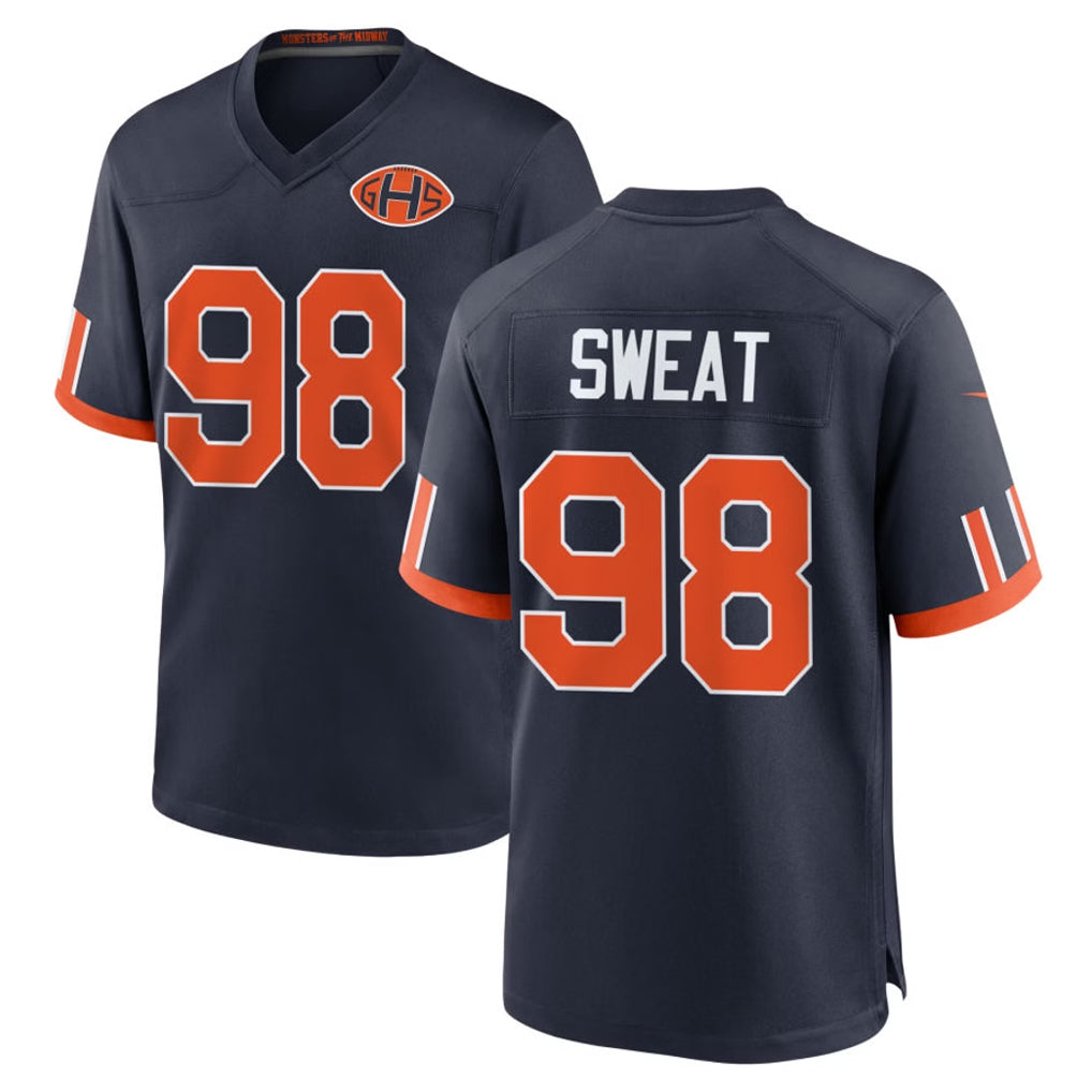 C.Bears #98 Montez Sweat Player Navy 2026 Rivalries Collection Home Game Kdoa Stitched Jerseys