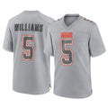 C.Browns #5 Quincy Williams Player Gray Atmosphere Fashion Game Kdoa Stitched Jerseys