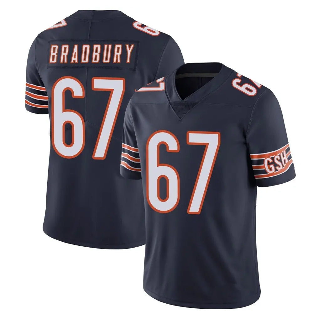 C.Bears #67 Garrett Bradbury Player Navy Vapor Untouchable Limited Home Game Kdoa Stitched Jerseys