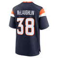Kdoa D.Broncos #38 Jaleel McLaughlin Navy Alternate Game Jersey