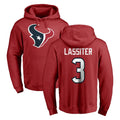 H.Texans #3 Kamari Lassiter Player Red Pro Line Pullover Hoodie Limited Game Kdoa Stitched Jerseys