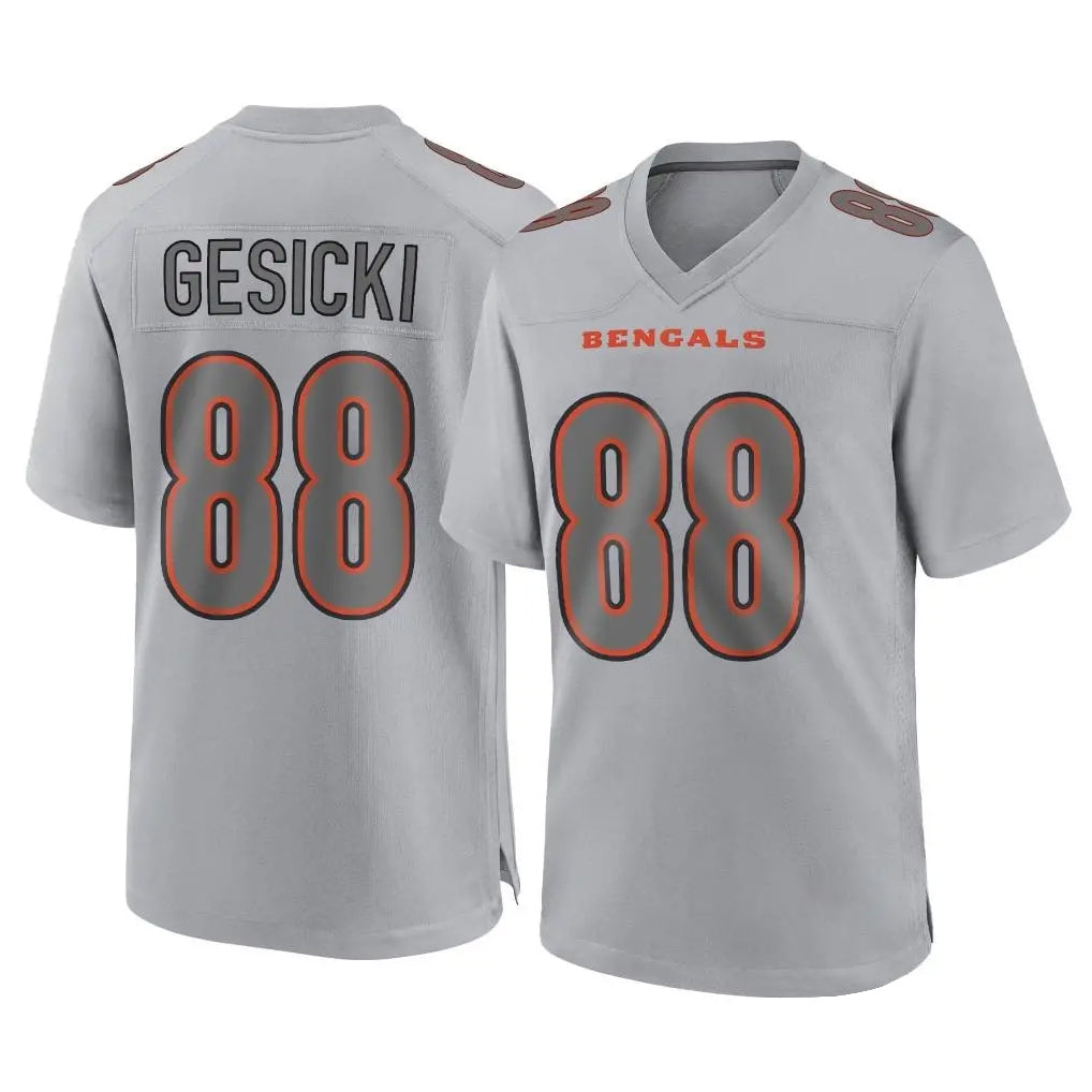 C.Bengals #88 Mike Gesicki Player Gray Atmosphere Fashion Game Kdoa Stitched Jerseys