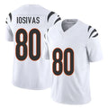 C.Bengals #80 Andrei Iosivas Player White Vapor F.U.S.E. Limited Home Game Kdoa Stitched Jerseys