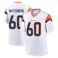 D.Broncos #60 Luke Wattenberg Player White Home Game Kdoa Stitched Jerseys