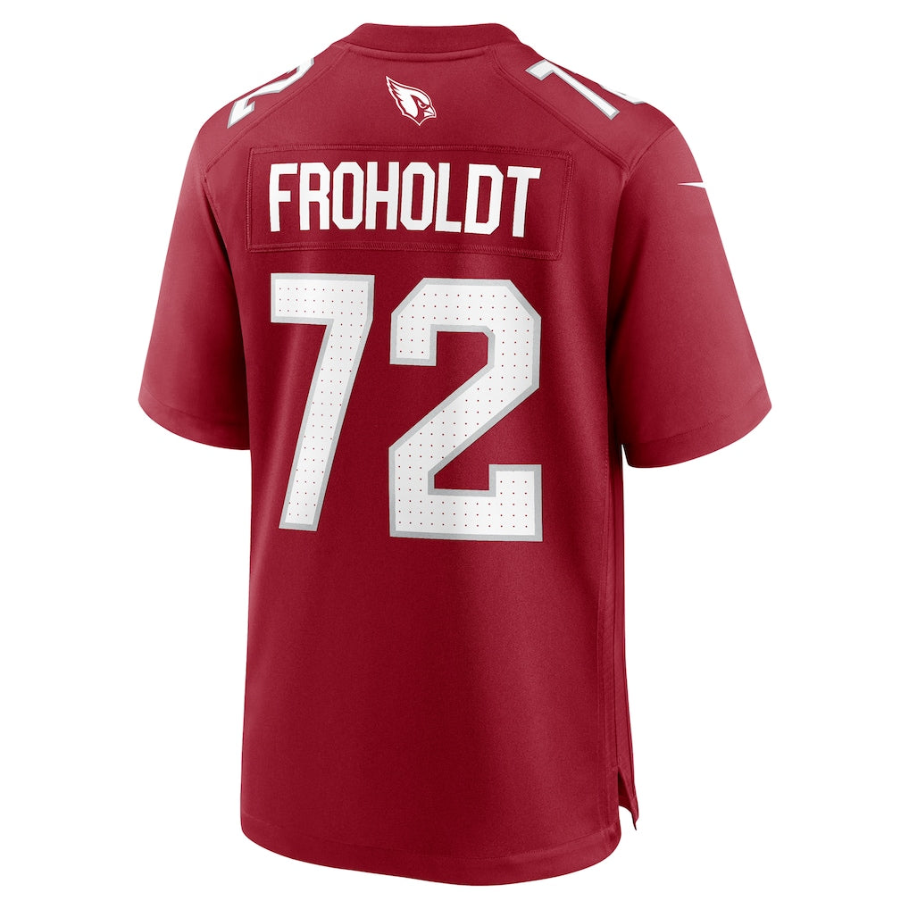 Kdoa A.Cardinals #72 Hjalte Froholdt Cardinal Team Game Jersey
