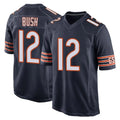 C.Bears #12 Devin Bush Player Navy Home Game Kdoa Stitched Jerseys